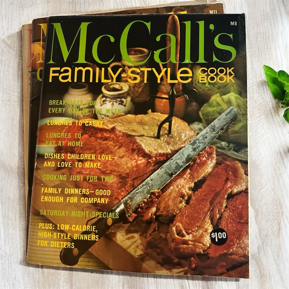 Vintage McCall’s Comfort Food Lot – 4 Cozy Cookbooks 1960s
